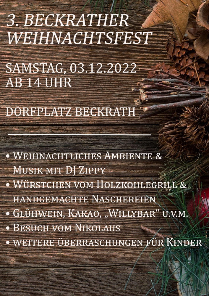Beckrather Weihnachtsfest
