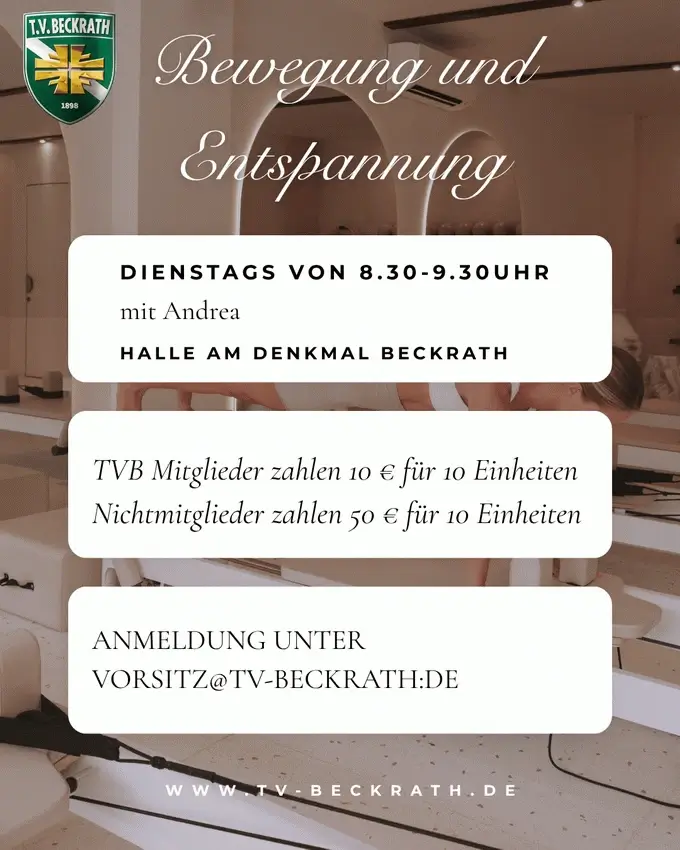 Bewegung und Entspannung beim TV Beckrath 1898