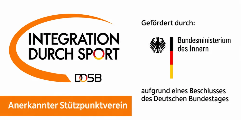 Förderbanner „Integration durch Sport“ beim TV Beckrath 1898